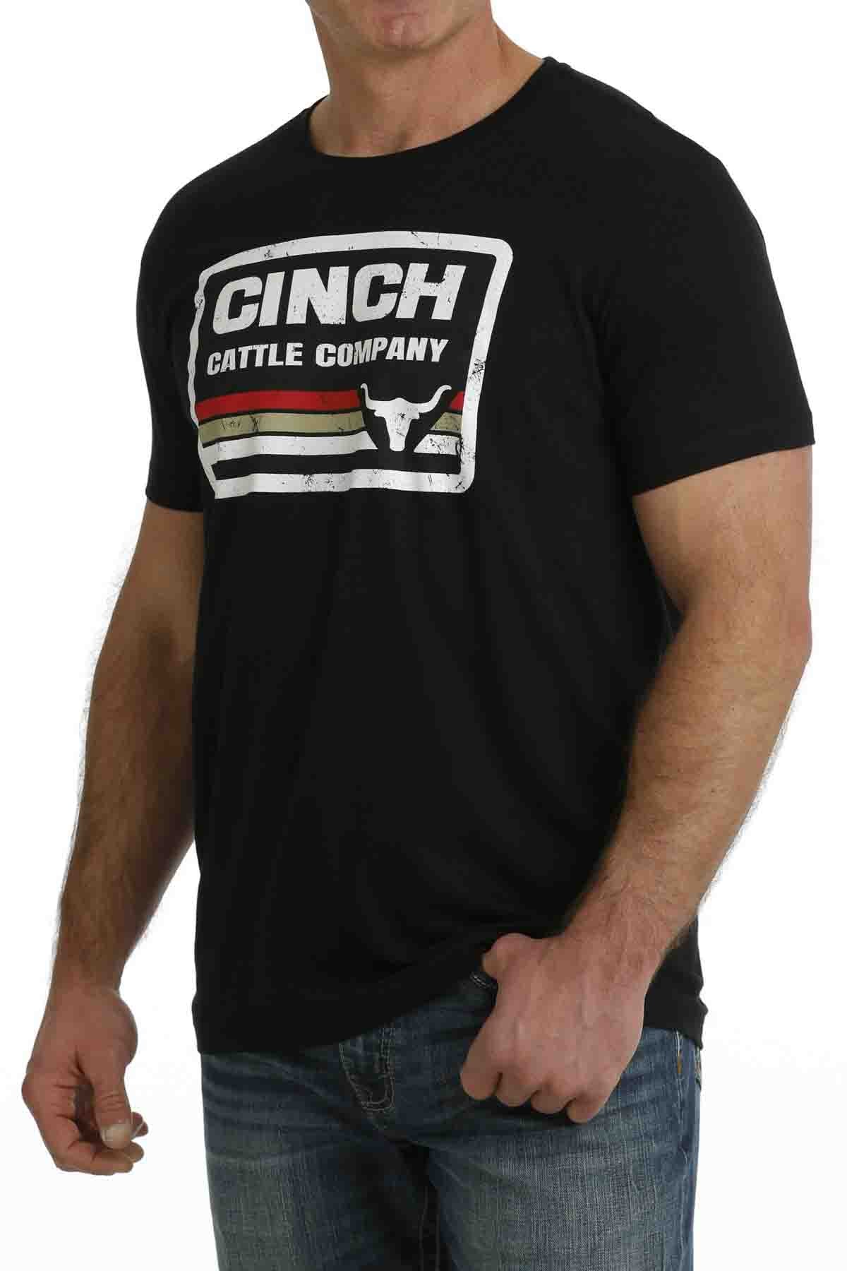 Men's Cattle Company Tee in Black by Cinch