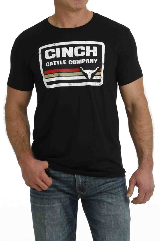 Men's Cattle Company Tee in Black by Cinch