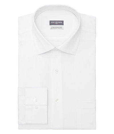 pvh dress shirts Van Heusen Men's Stretch Regular-Fit Dress Shirt - Spring Green