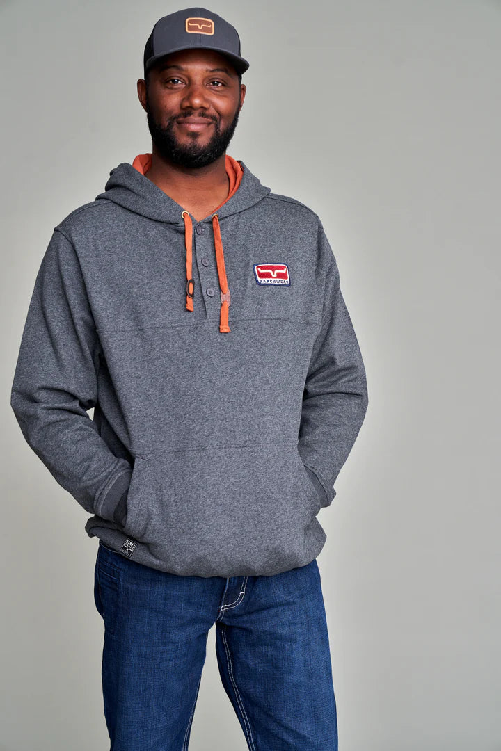 Ranch Ready Charcoal Heather Fleece by Kimes Ranch