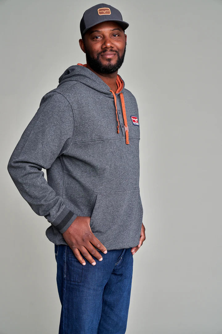 Ranch Ready Charcoal Heather Fleece by Kimes Ranch