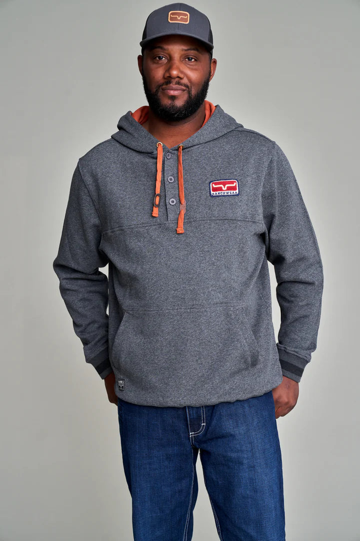 Ranch Ready Charcoal Heather Fleece by Kimes Ranch
