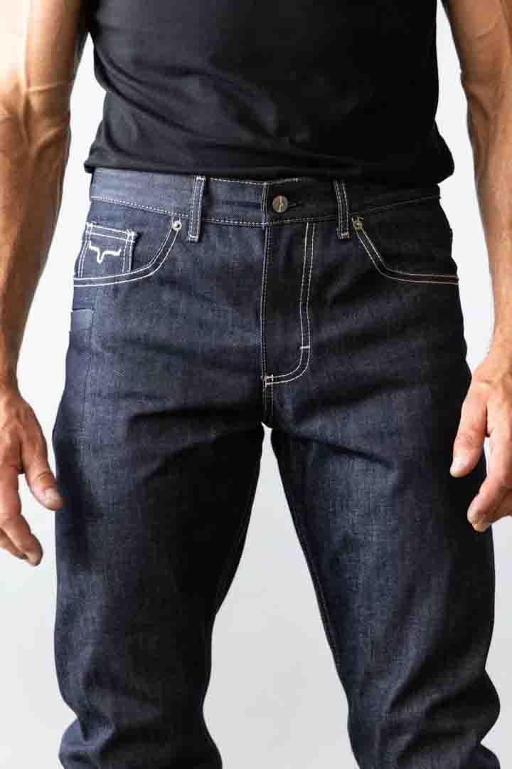Kimes Ranch Raw James Blue Jeans