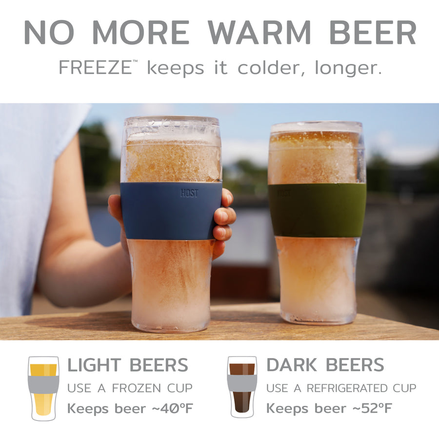 Beer Freeze Cooling Cup in Collegiate by Host