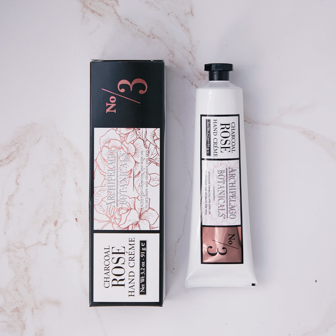 Charcoal Rose Hand Creme 3.2 oz by Archipelago Botanicals