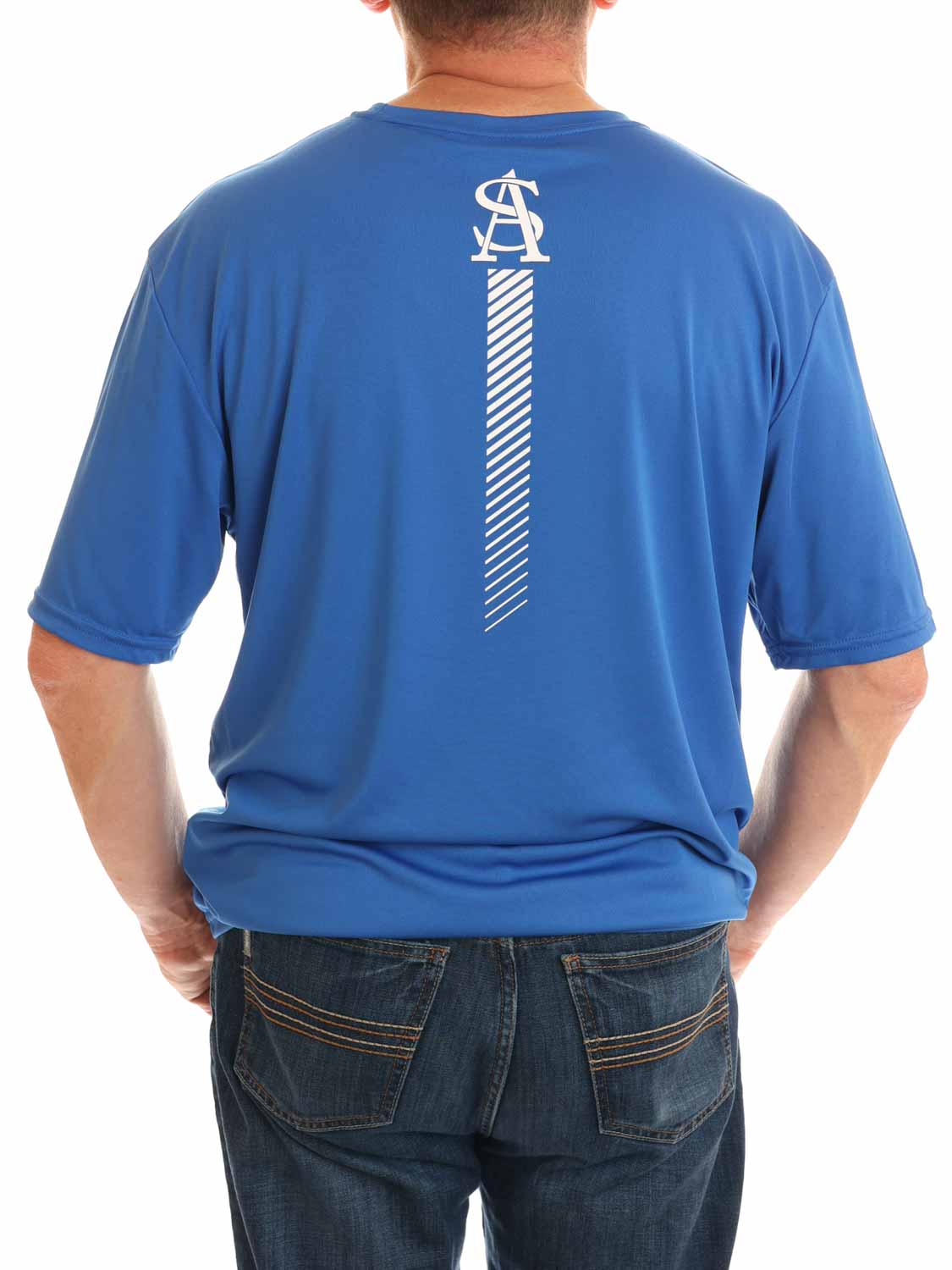 Anderson Shiro Owls Rising Performance Crew T-Shirt Royal