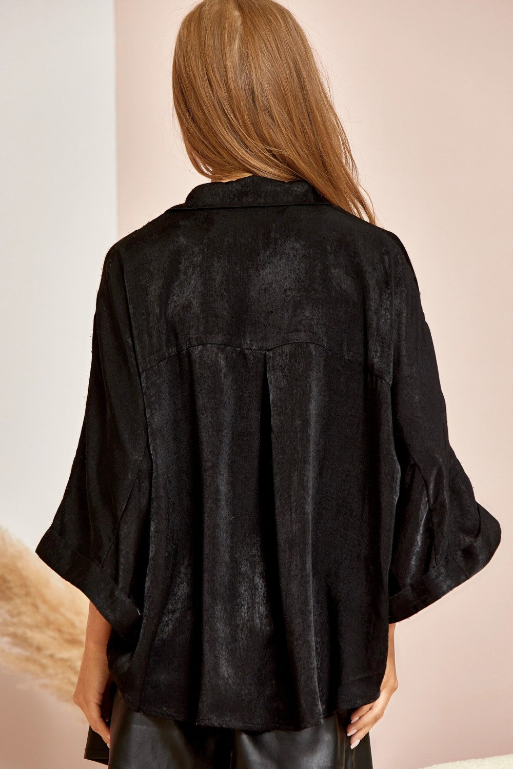 Chic Oversized Dolman Sleeve Top