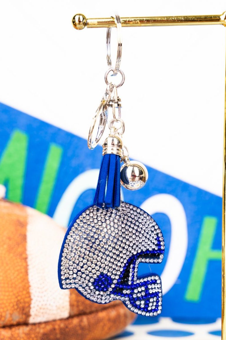 dallas cowboys football helmet charm Crystal Avenue Keychains Soccer Ball