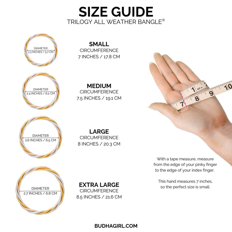 Trilogy All Weather Bangle by Budha Girl