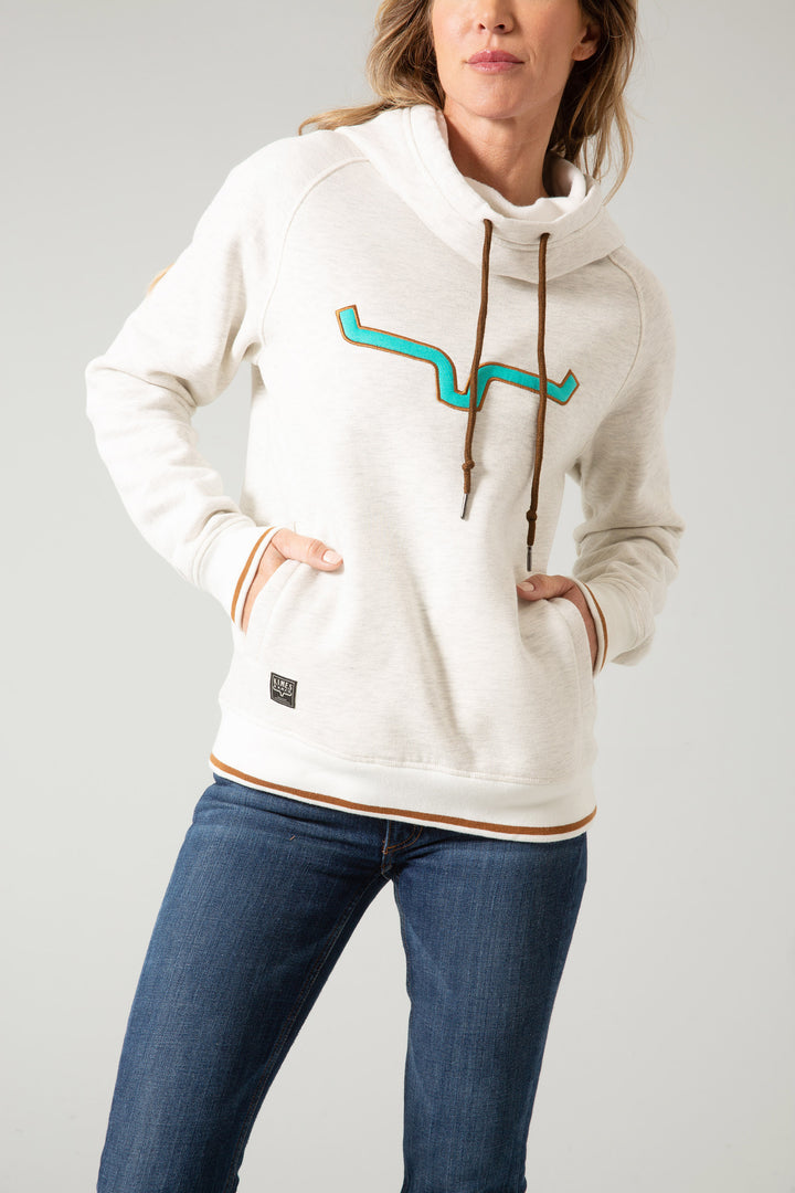 Two Scoops Women's Hoodie in Oatmeal by Kimes Ranch