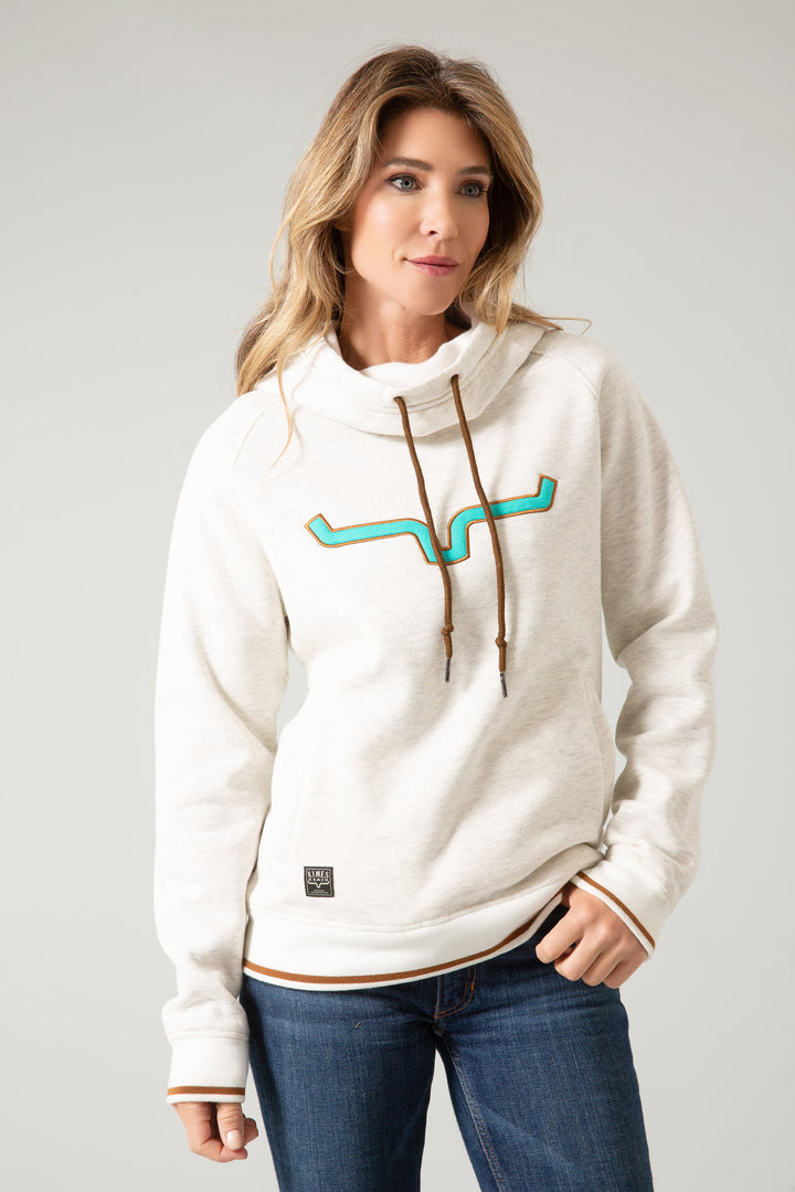Two Scoops Women's Hoodie in Oatmeal by Kimes Ranch