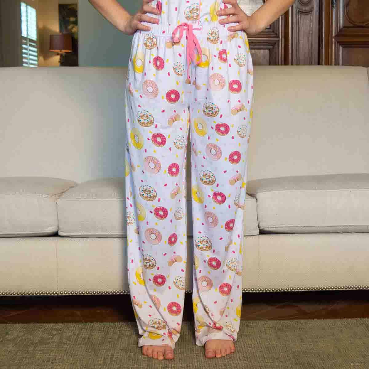 Donut Sleep Pants White Multi
