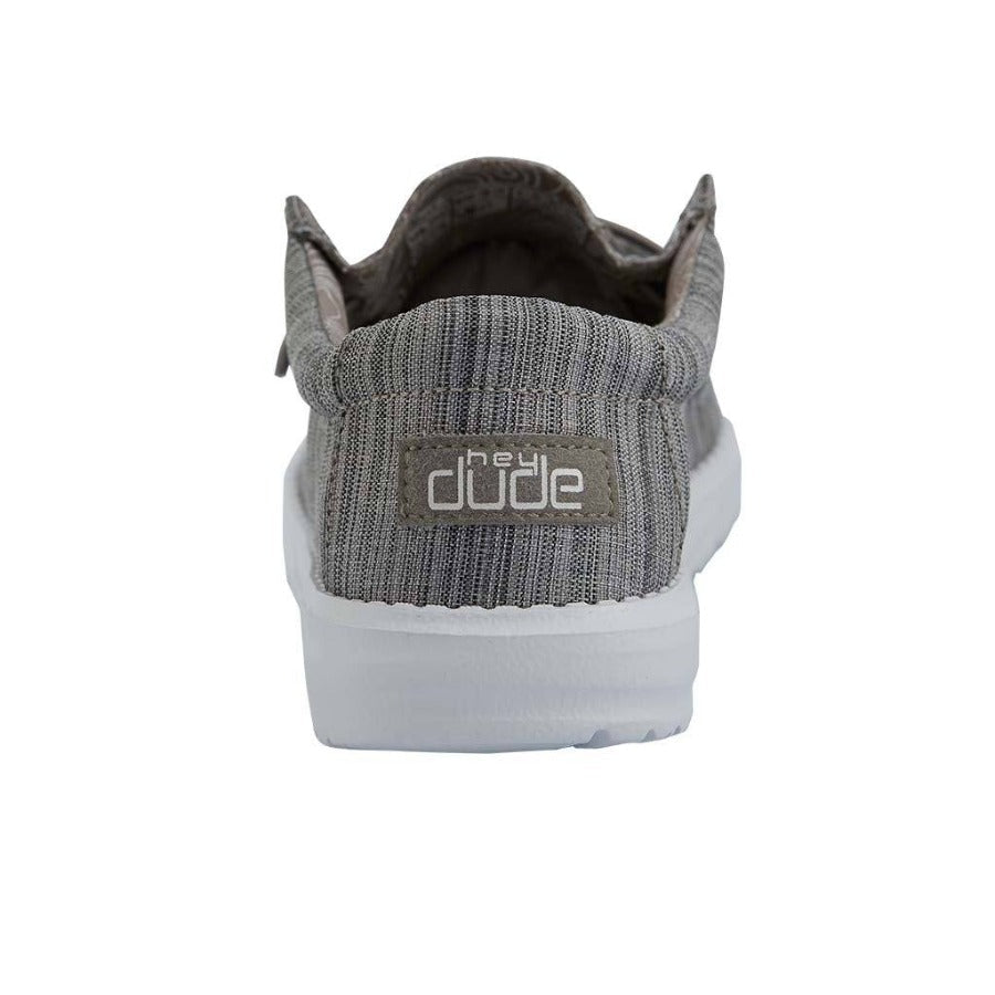 Hey Dude Wally Youth Linen Stone