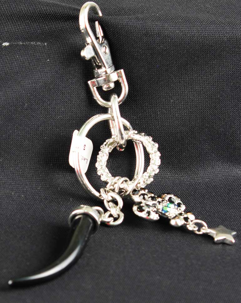 Ladies Keychain Silver 4373