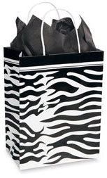 Zebra Cub Paper Shopping Bag
