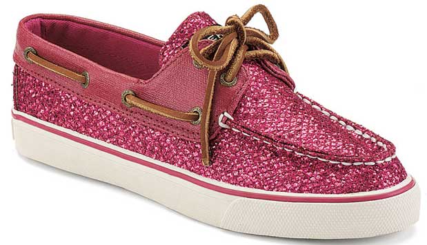 Slip On Sequin Sperrys Sperry Bahama Pink Glitter – P NEMIR Dry