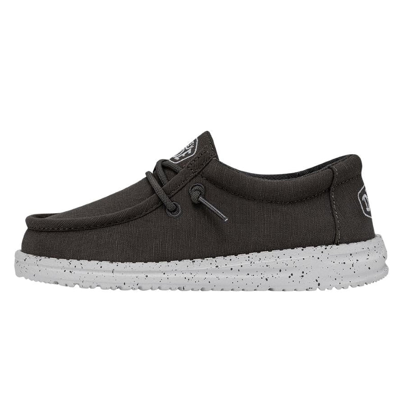 Wally Youth Slub Canvas Black