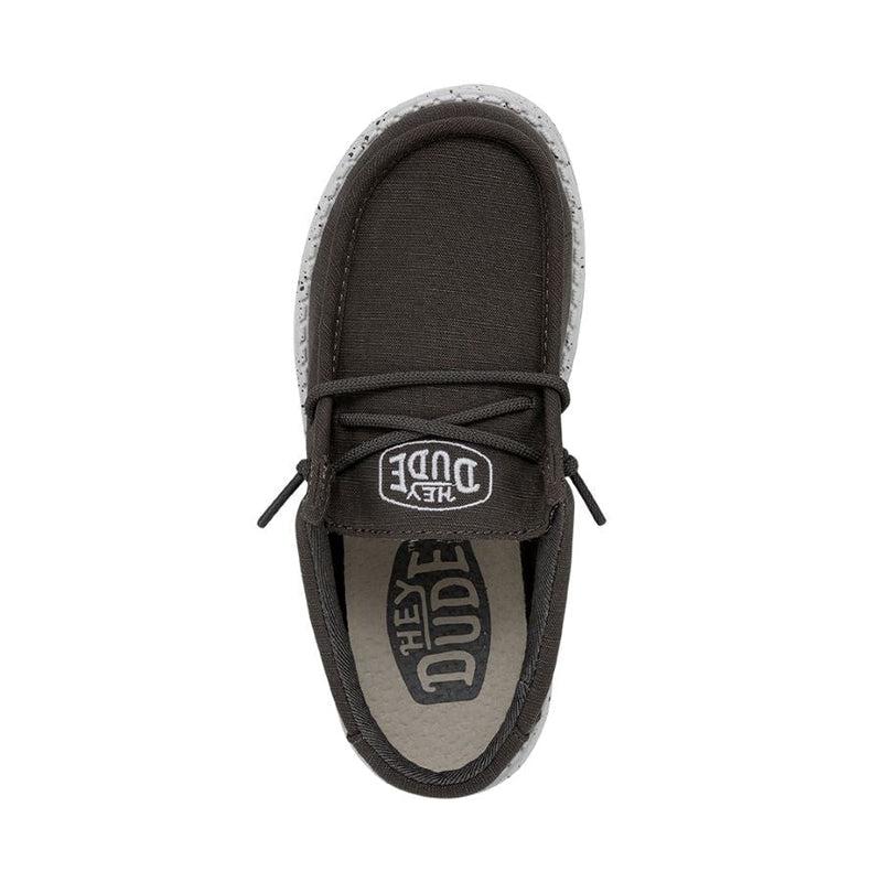 Wally Youth Slub Canvas Black