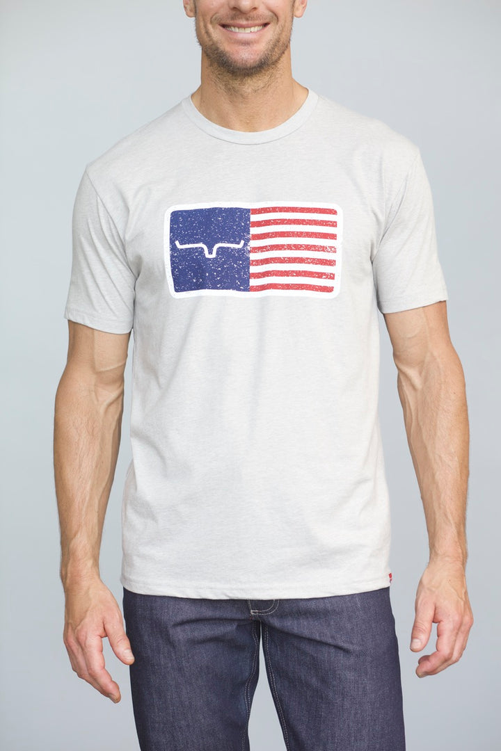 American Trucker Tee Grey