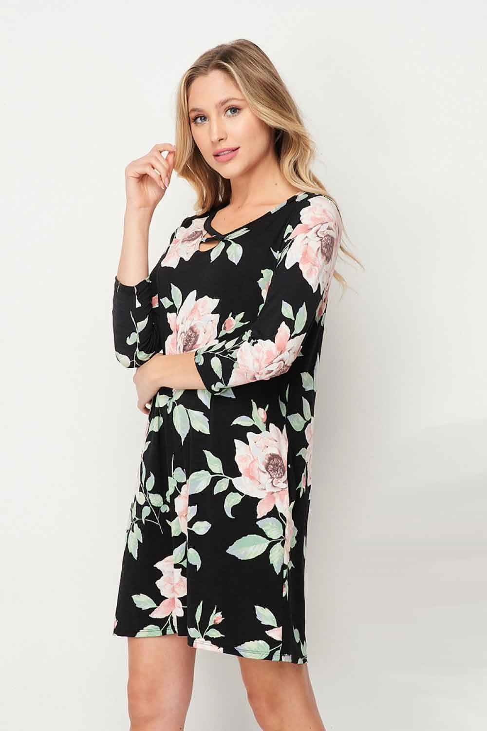 Bulgari Dress Black-Peach