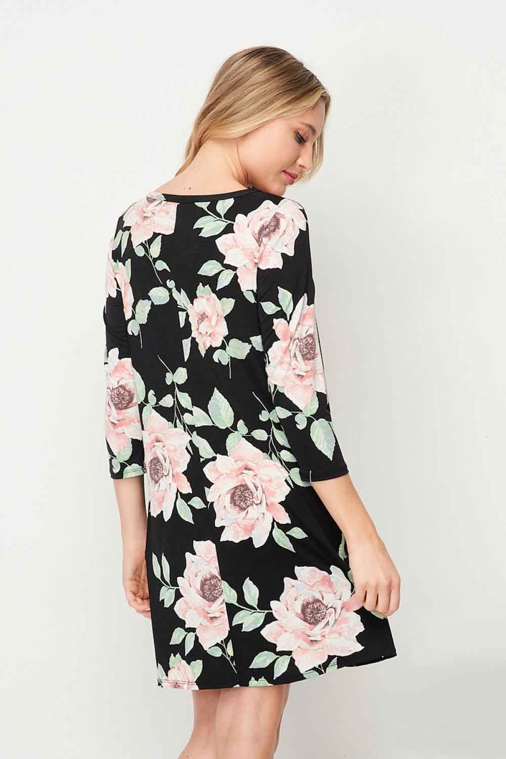 Bulgari Dress Black-Peach