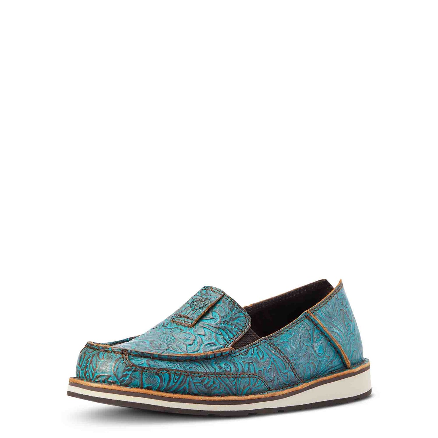 Cruiser Turquoise Floral Emboss