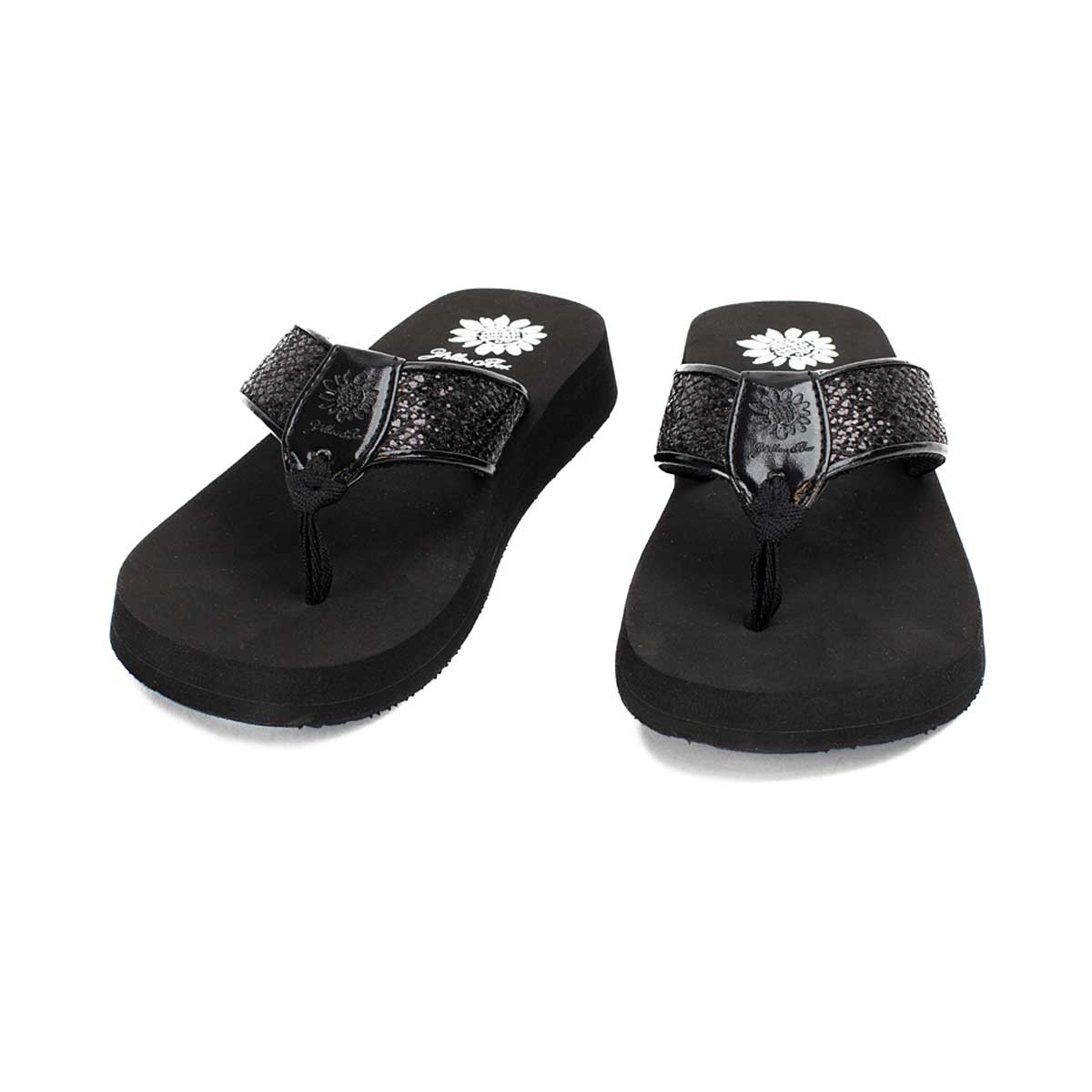 Yellow Box Feba Sandals Black