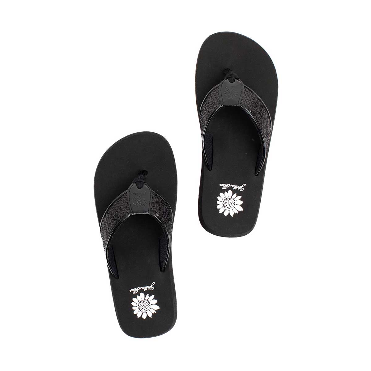 Yellow Box Feba Sandals Black