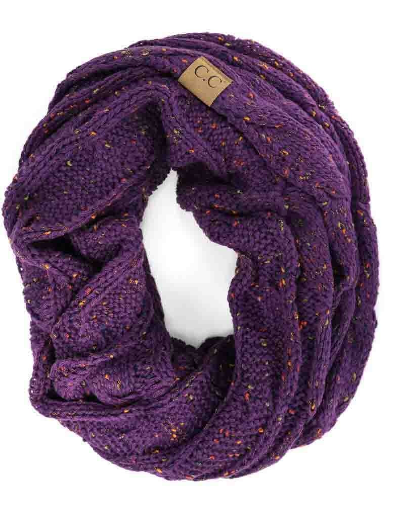 C.C Knit Infinity Scarf Confeti
