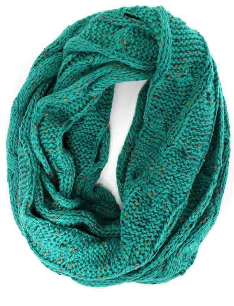 C.C Knit Infinity Scarf Confeti