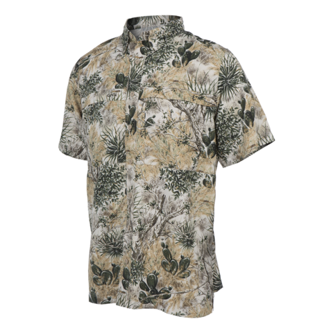 GameGuard MicroFiber Short-sleeve Fishing Shirt Camo Print