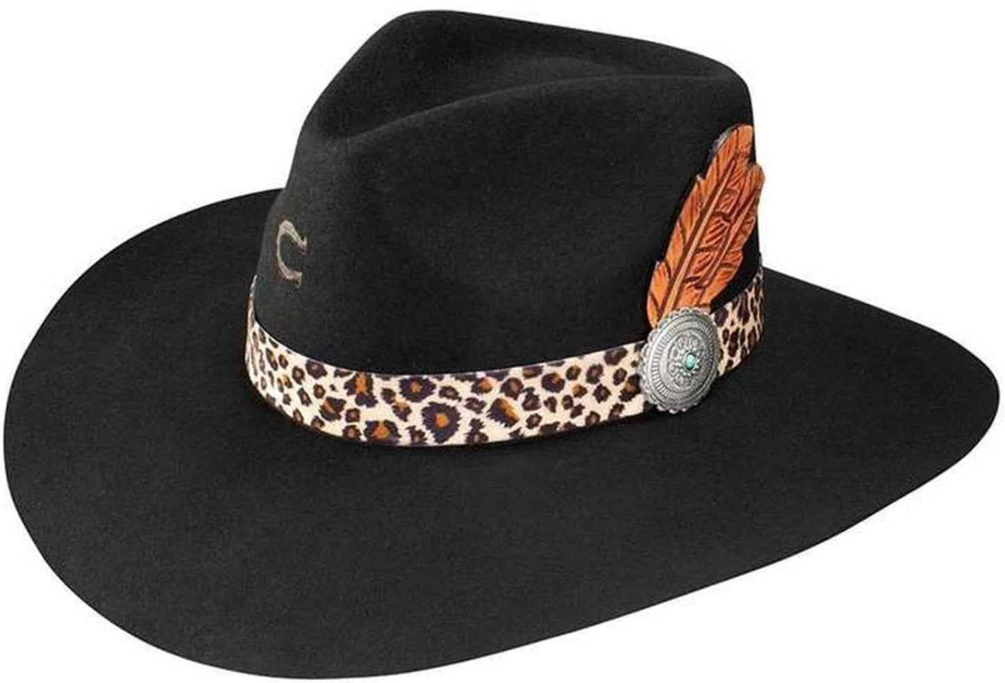 Heatseeker Black Leopard Concho
