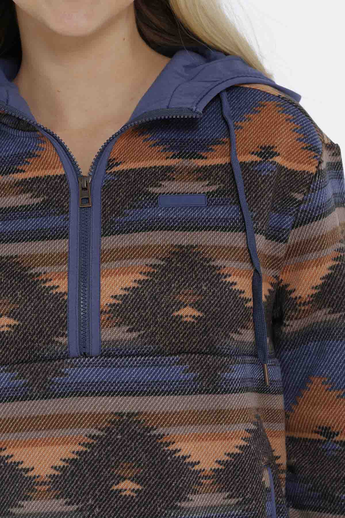 Wmn ½ Zip Hoodie Multi