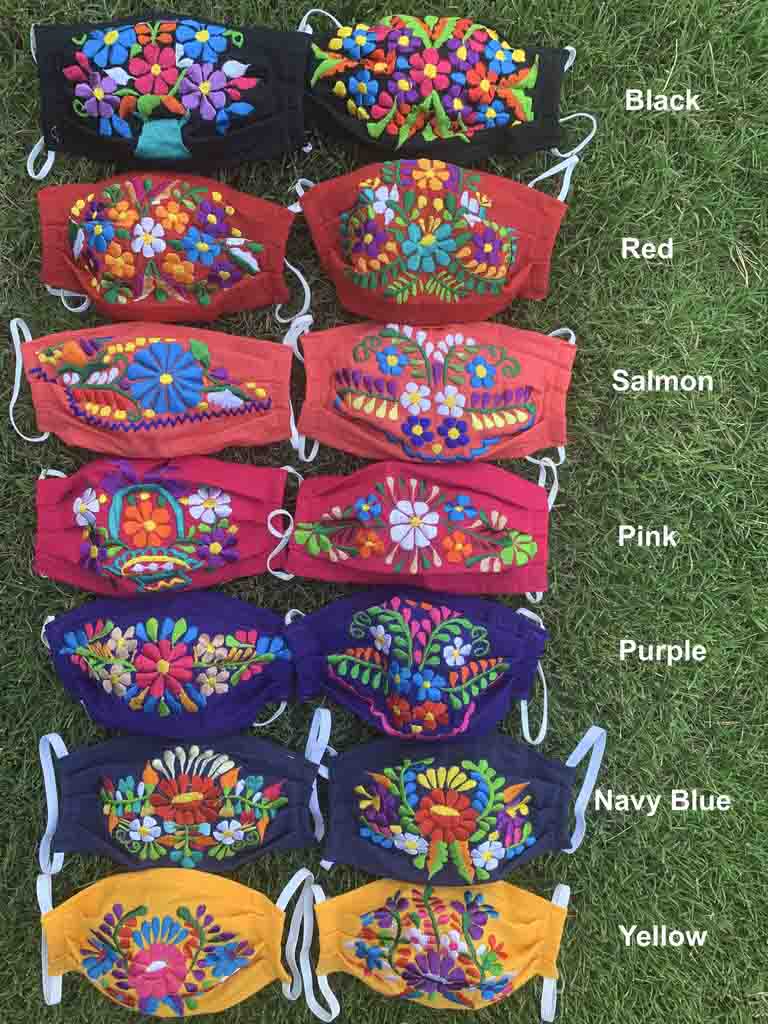 Embroidered Face Mask