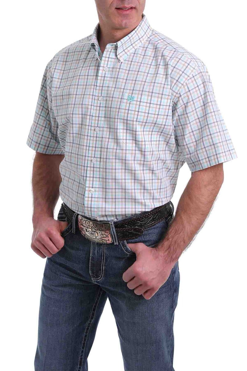 Cinch SSL Chk Pt BD Shirt White
