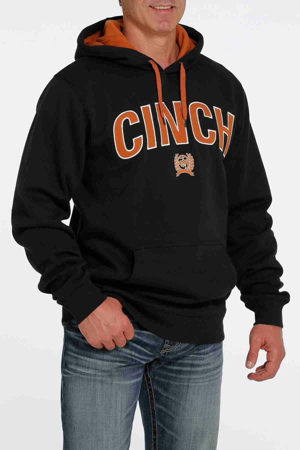 Cinch Men Pullover Hoodie Black