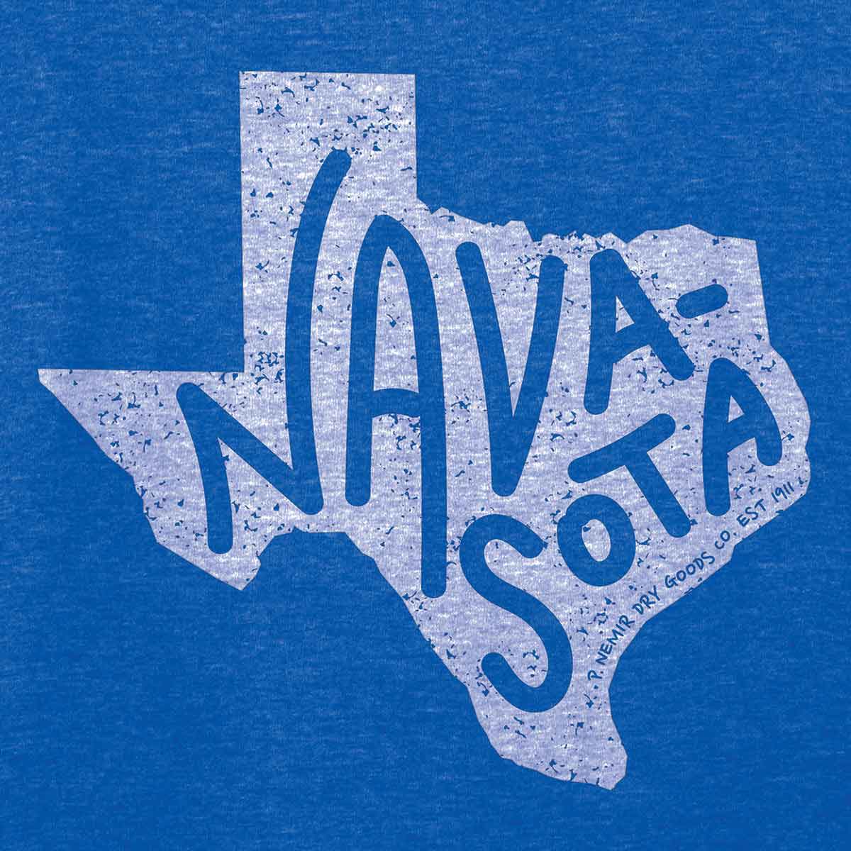 Navasota TX Tee Vintage Royal