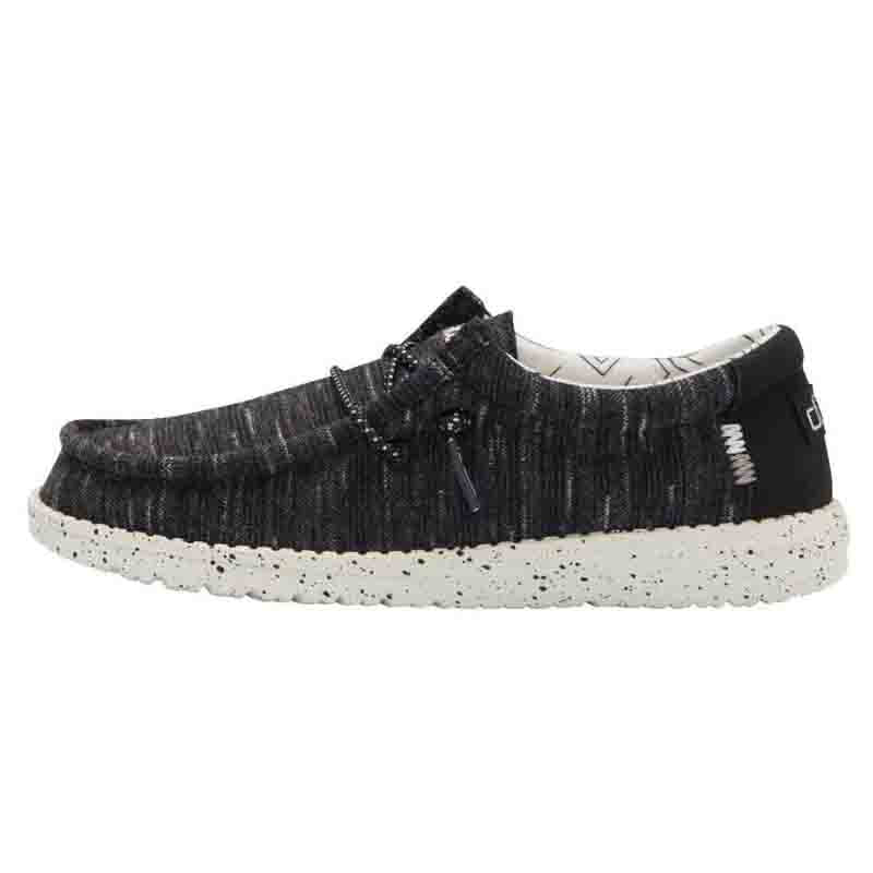 Hey Dude Wally Youth Stretch Black