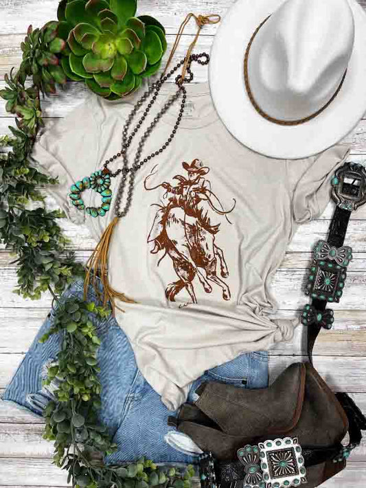 Wild Willie Tee Heather Dust
