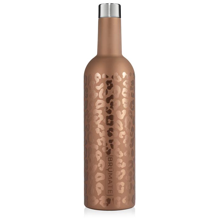 Winesulator Rose Gold Leopard