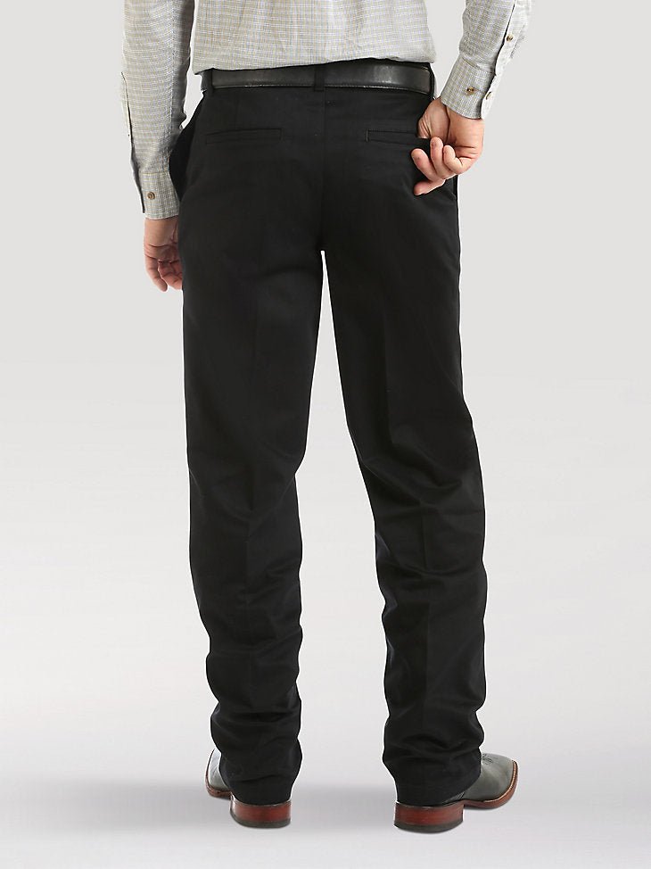 Flat Front Casuals Black