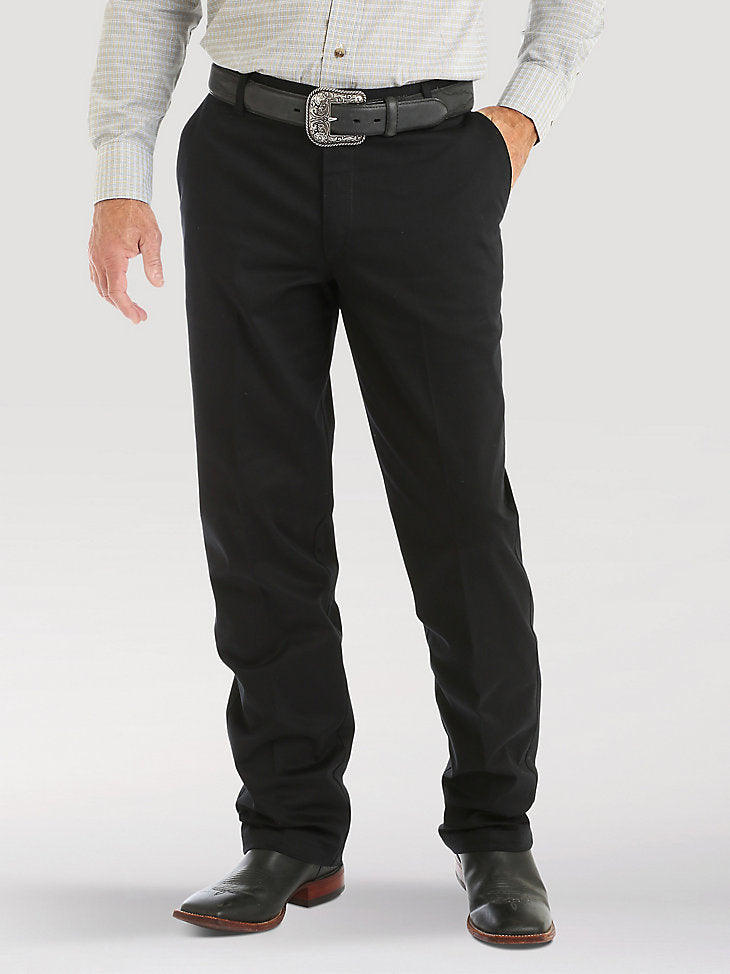 Flat Front Casuals Black