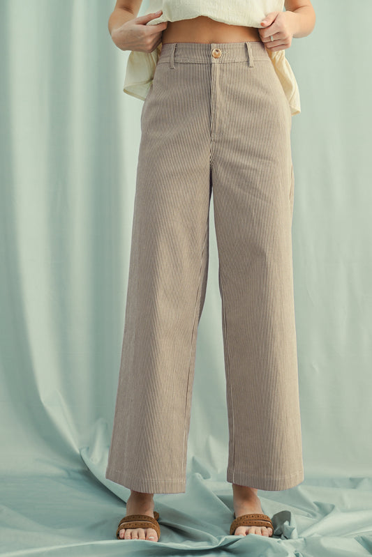 Striped Wide Leg Pants by Wishlist