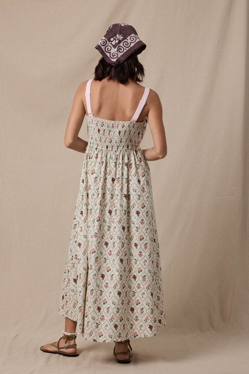 Cream Floral Dress by Wishlist