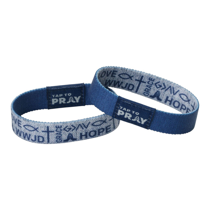 Tap To Pray Wristband - Bible Verse Bracelet