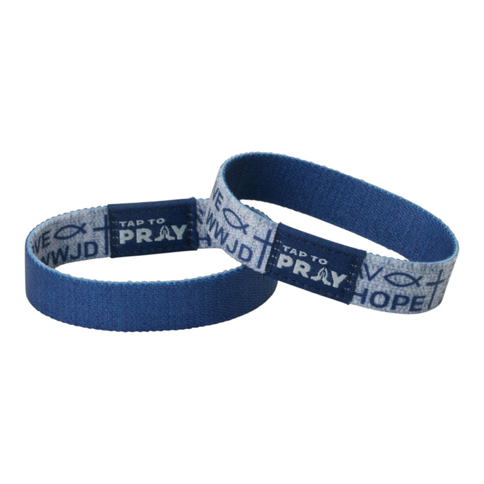 Tap To Pray Wristband - Bible Verse Bracelet