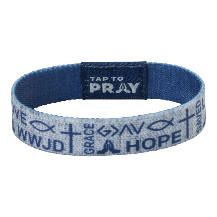 Tap To Pray Wristband - Bible Verse Bracelet