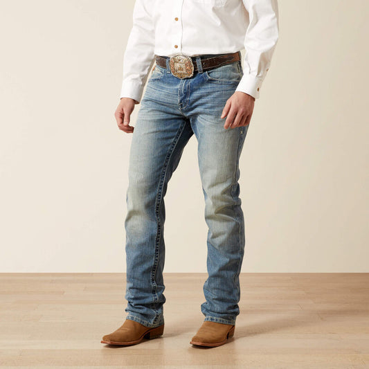 Mens M2 Stirling Relaxed Fit Boot Jeans in Shasta by Ariat