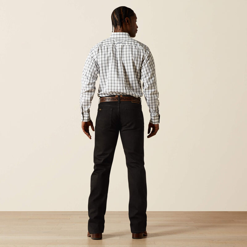 Mens M4 Relaxed Hansen Boot Cut Jeans in Black by Ariat