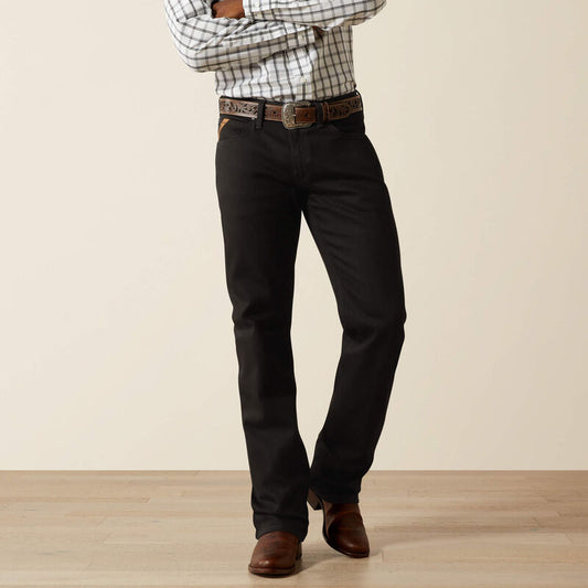 Mens M4 Relaxed Hansen Boot Cut Jeans in Black by Ariat